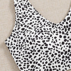 Damen Einteiler Badeanzug mit stilvollem Cut-Out-Design und verstellbaren BindR&Bändern R&B