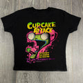 Damen T-Shirt mit kreativem Cupcake-Motiv und modernem Druck R&B