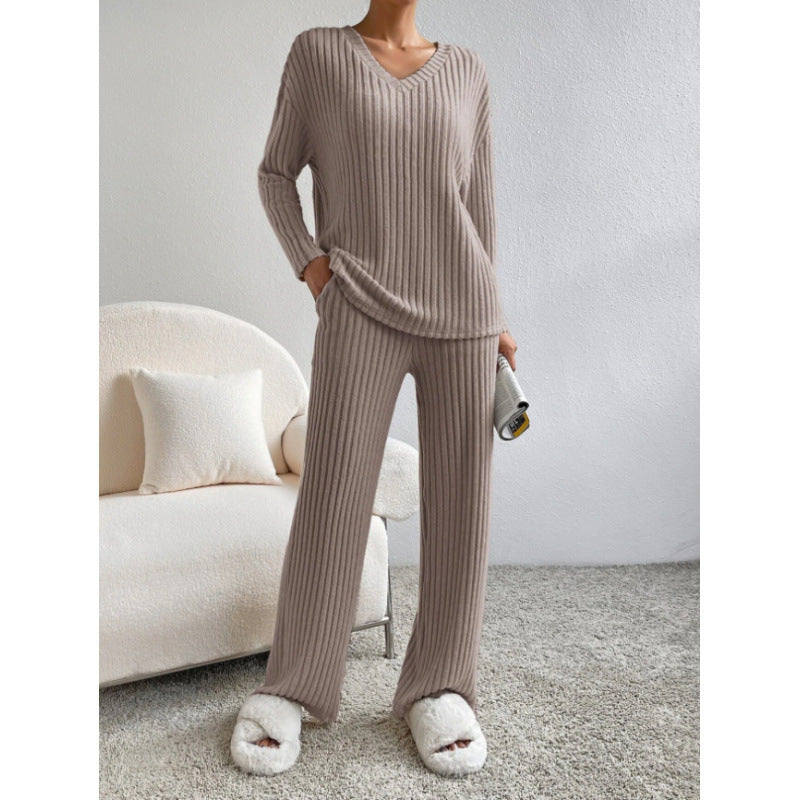 Damen bequemer Strickanzug R&B