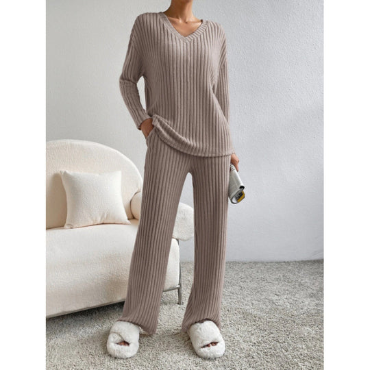 Damen bequemer Strickanzug R&B