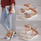 Damen Wedge-Sandalen mit modernem Schnitt und verstellbarem Riemen R&B