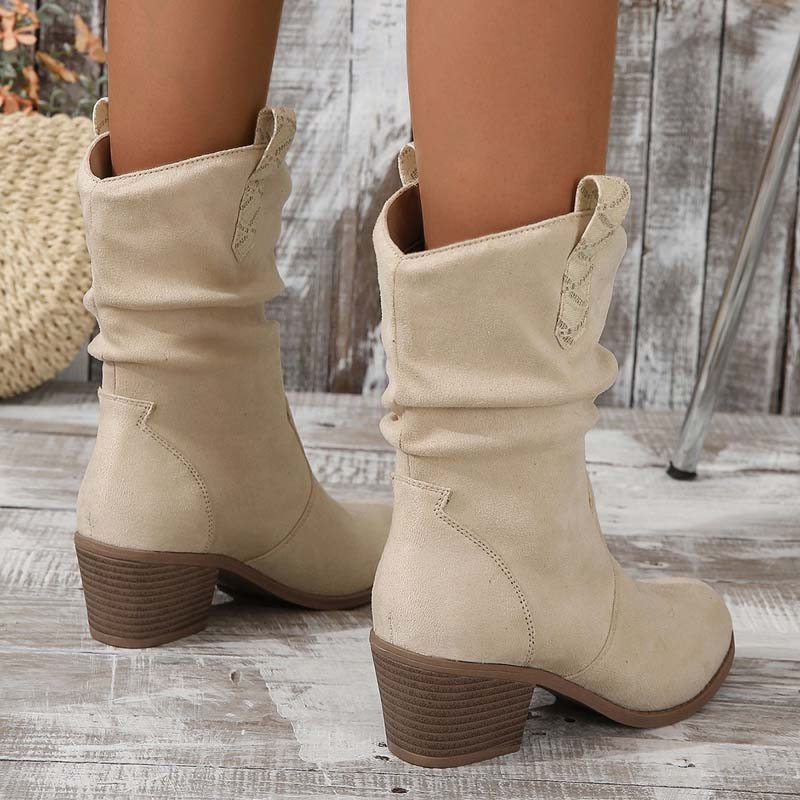 Vintage Dicke Absatzstiefel R&B