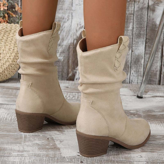 Vintage Dicke Absatzstiefel R&B
