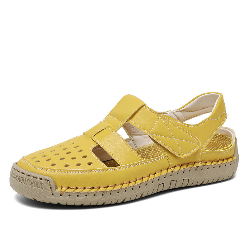 Damen Bequeme und luftige Freizeitsandalen mit ergonomischem Fußbett R&B