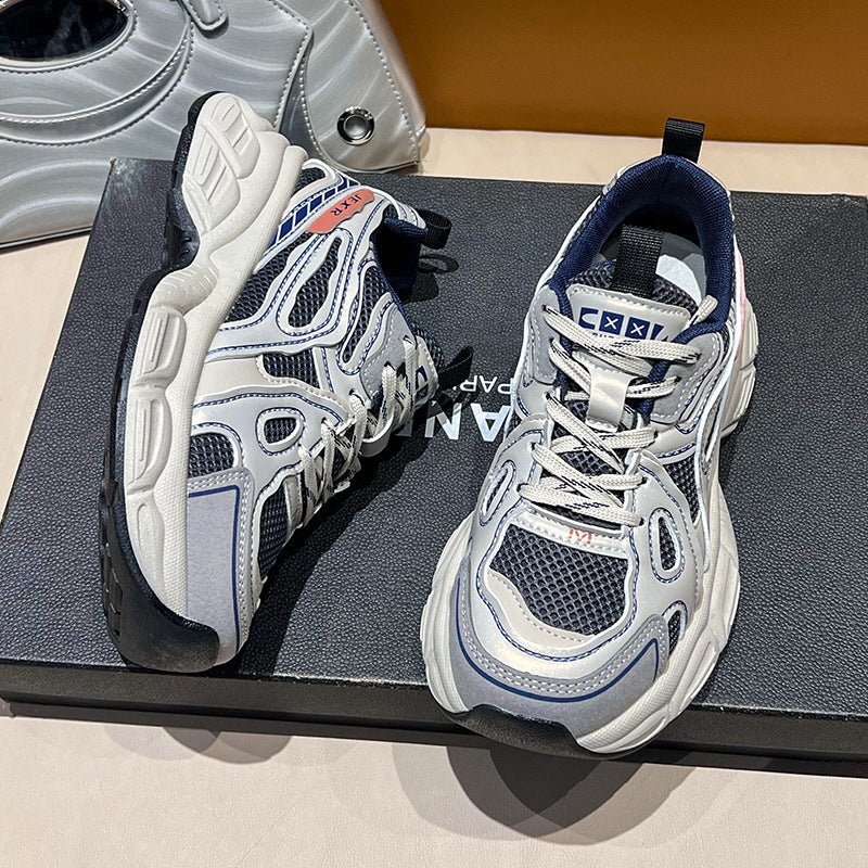 Damen Sportliche Chunky Sneakers mit atmungsaktiver Netzoberfläche R&B