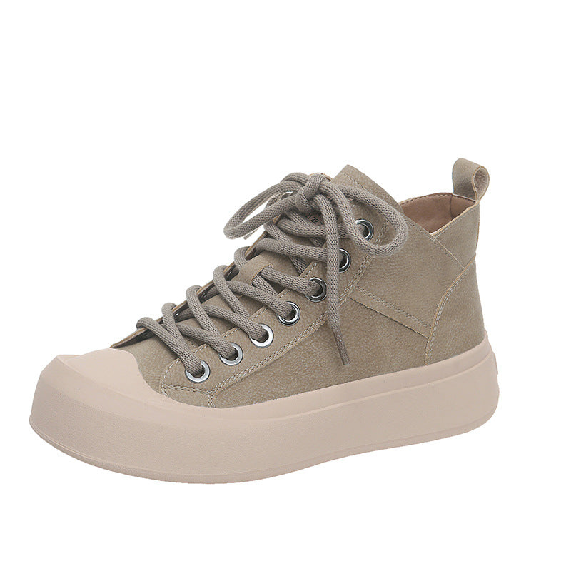Damen modische High-Top Sneakers mit robustem Sohlenprofil und atmungsaktivem Obermaterial R&B