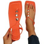Damen Zehentrenner Sandalen mit eleganten Akzenten R&B