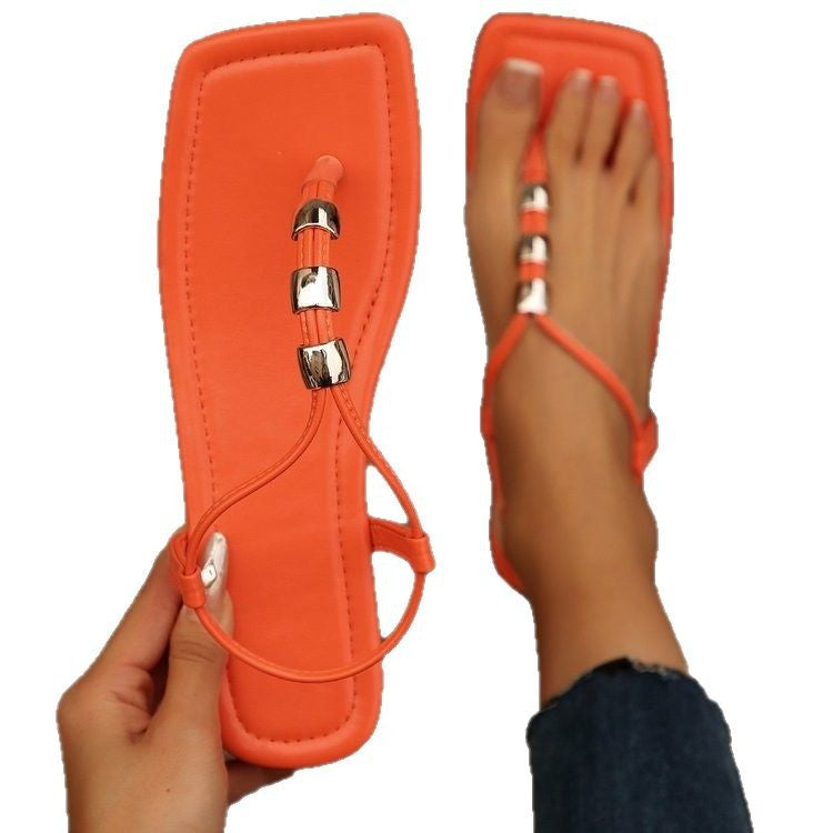 Damen Zehentrenner Sandalen mit eleganten Akzenten R&B