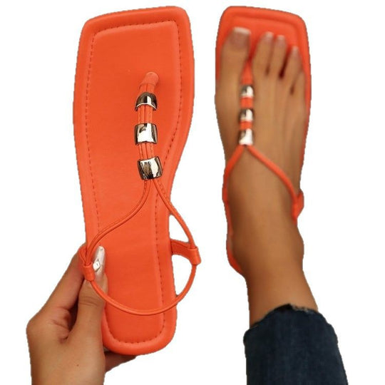 Damen Zehentrenner Sandalen mit eleganten Akzenten R&B