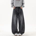 Damen Weit geschnittene Denim-Jeans im Vintage-Stil