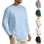 Herren Elegantes Langarmhemd mit strukturiertem Design R&B