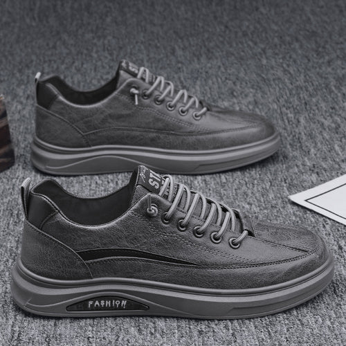 Damen modische Sneakers aus hochwertigem Leder mit dämpfender Sohle R&B
