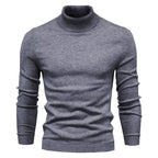 Herren eleganter Rollkragenpullover aus feinem Strick R&B