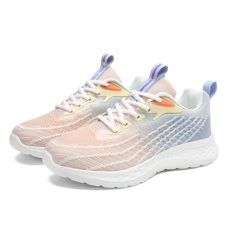 Damen Sportliche Lauf-Sneaker mit atmungsaktivem Mesh und dämpfender Sohle