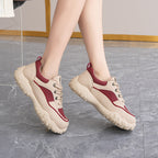 Damen trendige Sneaker mit robustem Profil und atmungsaktiver Obermaterialstruktur R&B