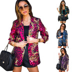 Damen Modischer Blazer mit leuchtendem Design und lässigem Schnitt R&B