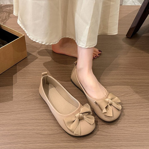 Damen Ballerinas mit zarter Schleifenverzierung R&B