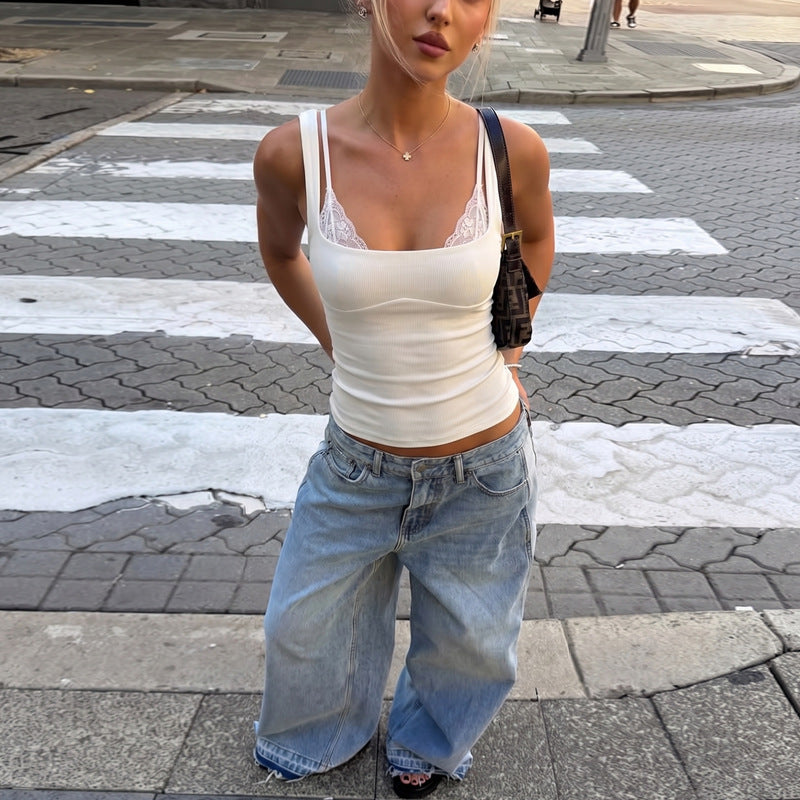 Damen stylisches Trägershirt R&B