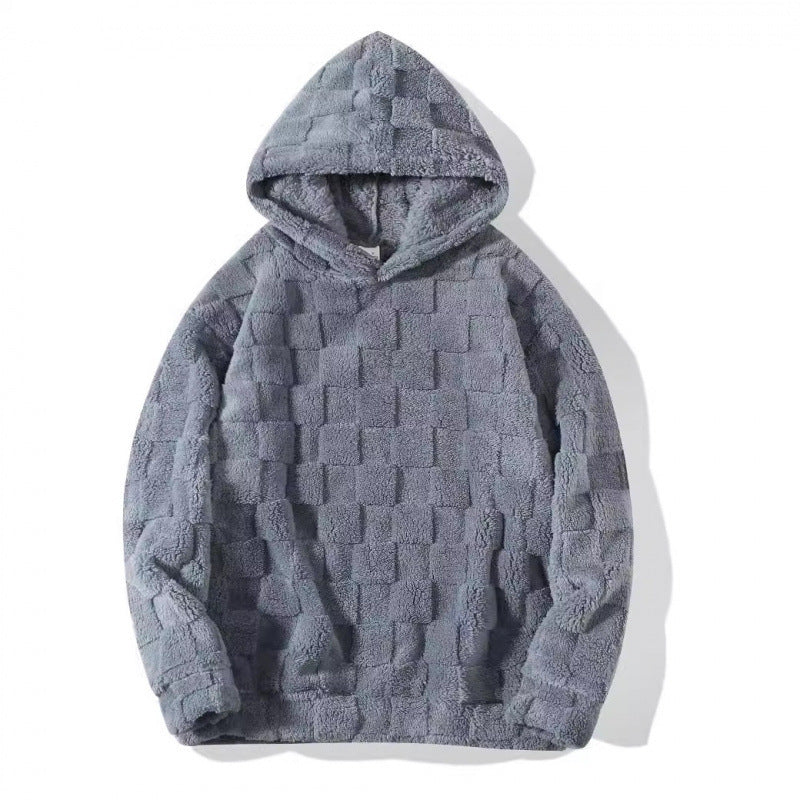 Damen Kuscheliger Fleece-Hoodie mit strukturiertem Design und Kapuze
