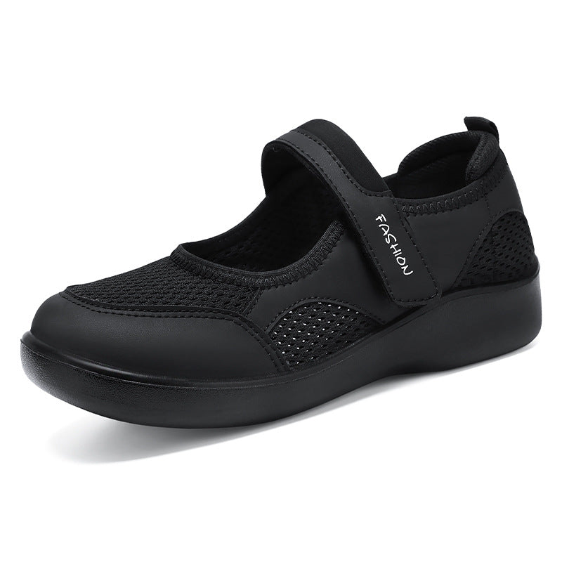 Damen Komfortable Sneakers mit verstellbarem Riemen