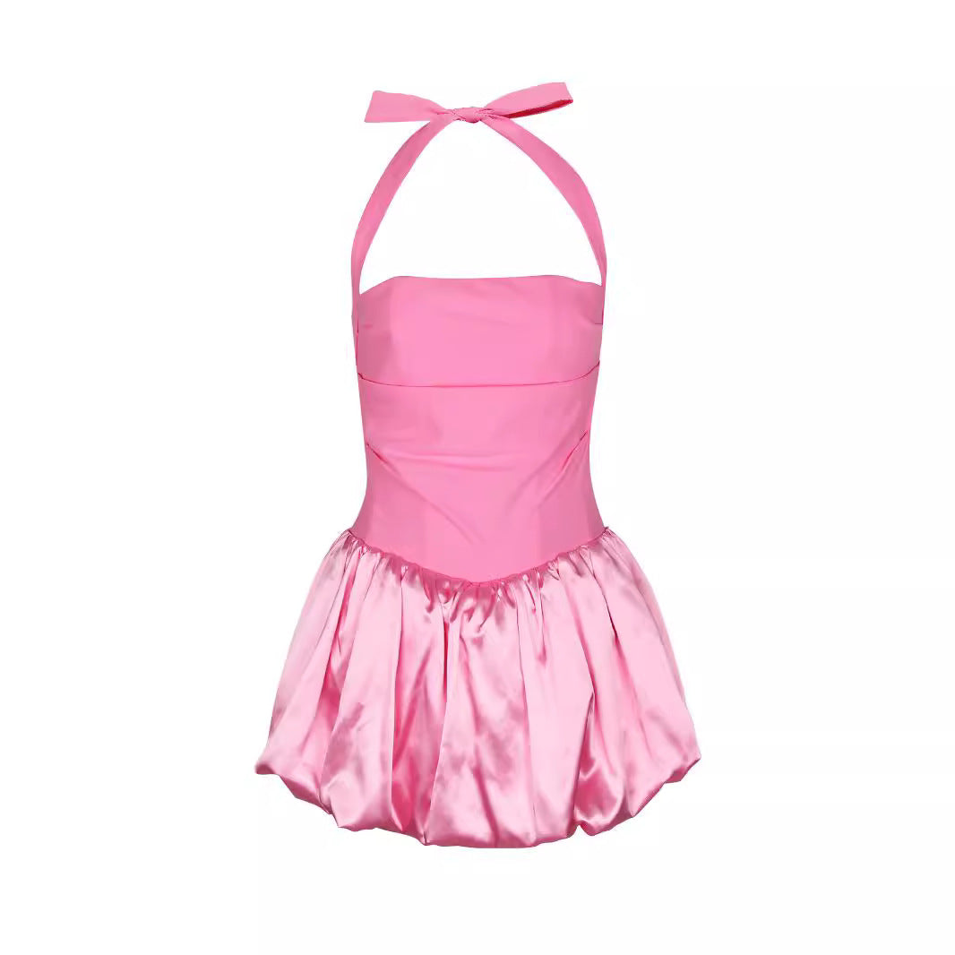Damen Verspieltes Minikleid mit schwingendem Rock R&B