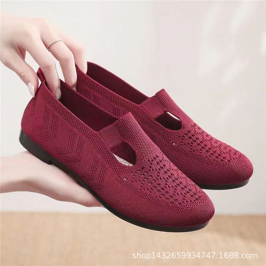 Damen Komfortable Ballerinas mit atmungsaktivem Design R&B