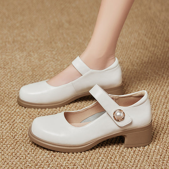 Damen Mary Jane Schuhe mit verstellbarem Riemen und bequemer Sohle R&B