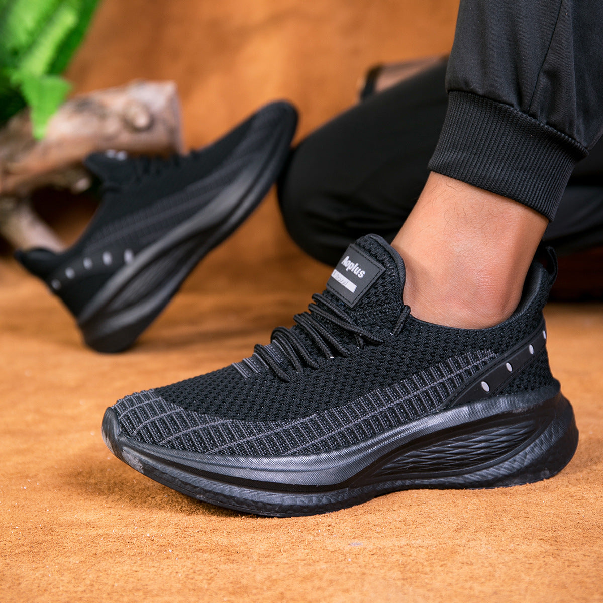 Herren Bequeme und atmungsaktive Sneakers mit stoßdämpfender Sohle