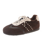 Damen modische Sneaker mit hochwertigem Wildleder-Obermaterial und innovativem Design R&B