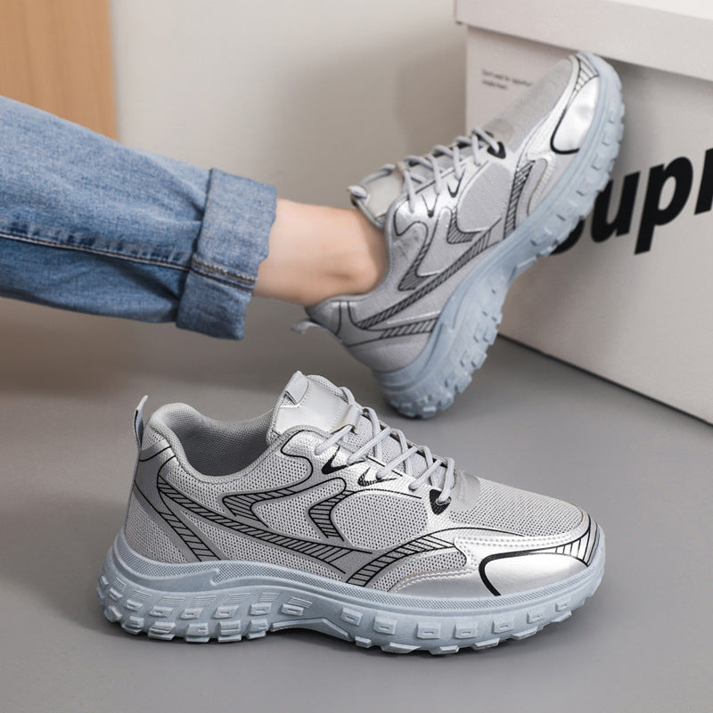 Damen Sportliche Lifestyle Sneakers mit stoßdämpfender Sohle und vielseitigem Design R&B