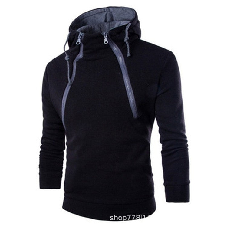 Herren moderne Kapuzenpullover mit praktischem Reißverschluss R&B