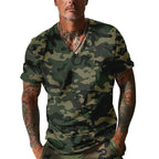 Herren Camouflage T-Shirt R&B