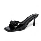 Damen elegante Slingback-Sandalen mit stilvollem Schleifendesign R&B