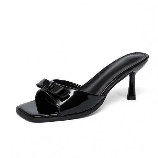 Damen elegante Slingback-Sandalen mit stilvollem Schleifendesign R&B