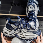Damen Sportliche Chunky Sneakers mit atmungsaktiver Mesh-Oberfläche und dämpfender Sohle R&B