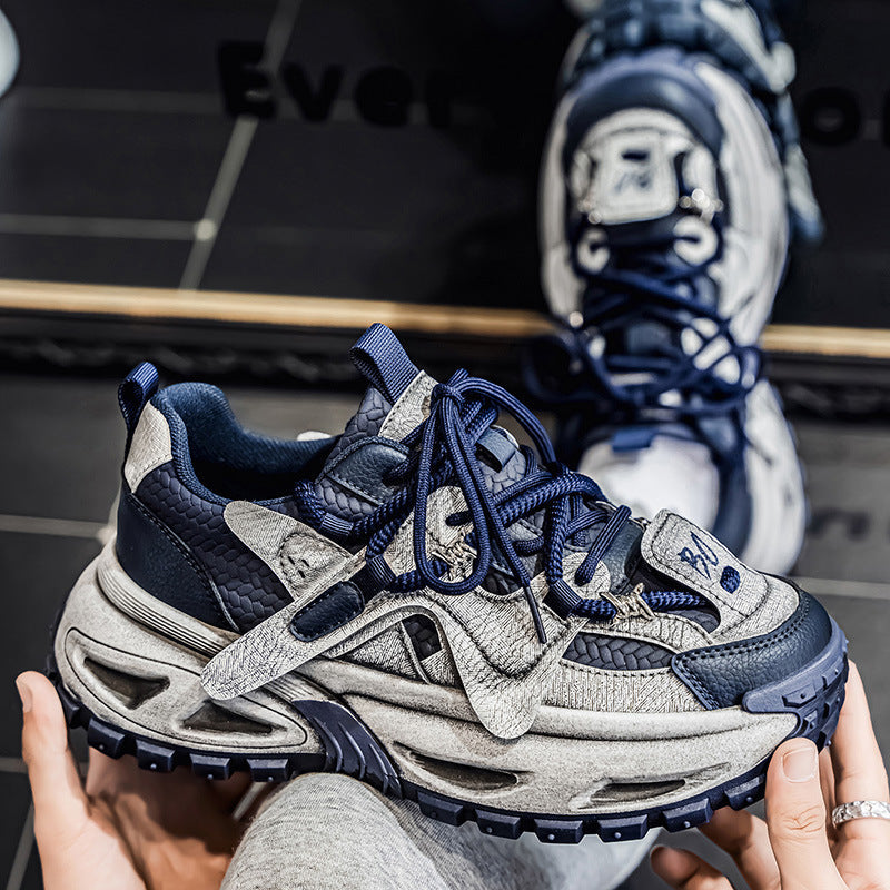 Damen Sportliche Chunky Sneakers mit atmungsaktiver Mesh-Oberfläche und dämpfender Sohle R&B
