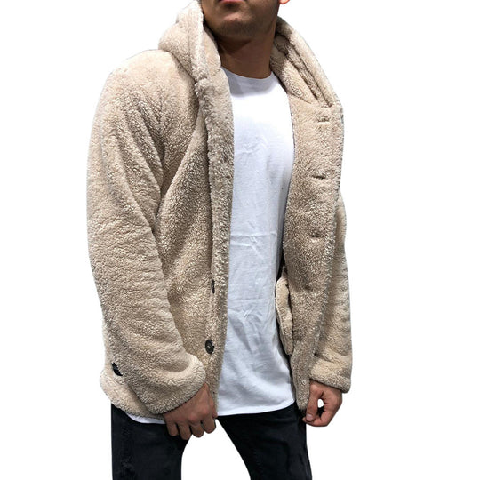 Herren kuschelige Fleecejacke R&B