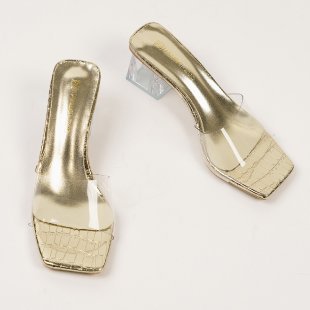 Damen Slingback Absatzschuhe mit modernem Design und elegantem Glanz R&B