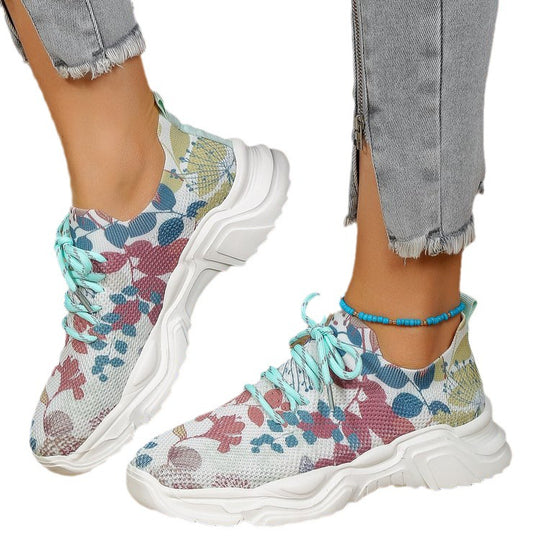 Damen Sportliche Sneakers mit atmungsaktivem Obermaterial R&B