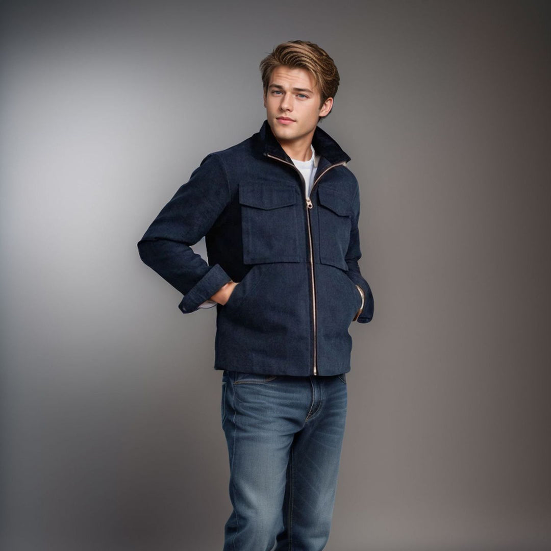 Herren modische Utility-Jacke R&B