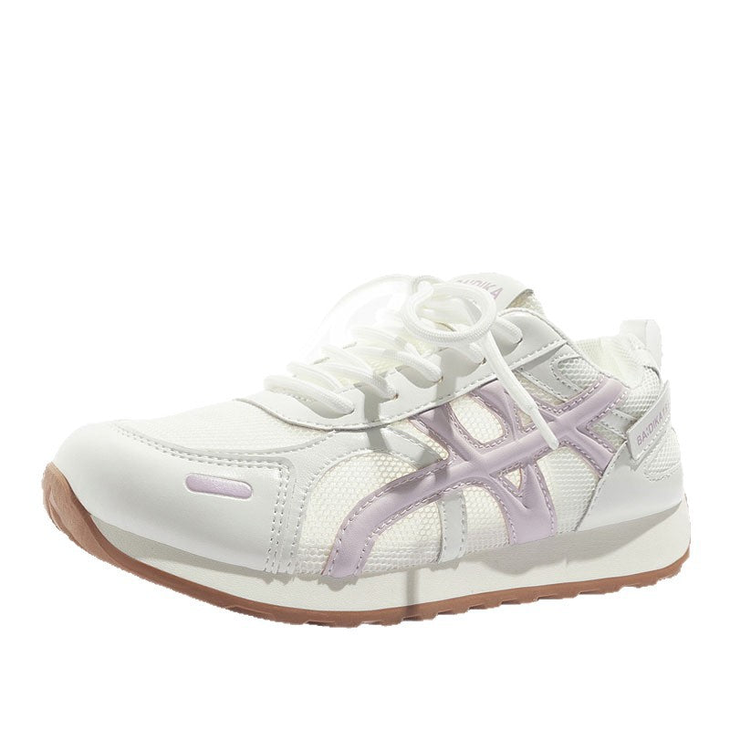 Damen Sportliche Sneaker mit atmungsaktiver Netzstruktur und dämpfender Sohle