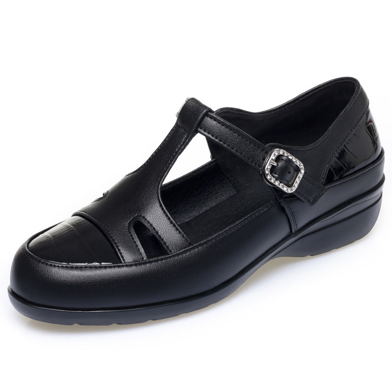 Damen Komfortable und elegante Schnürsandalen mit modischen Cut-Outs und verstellbarem Riemen R&B