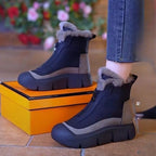 Damen gefütterte Winterstiefel mit innovativer Antirutschsohle R&B