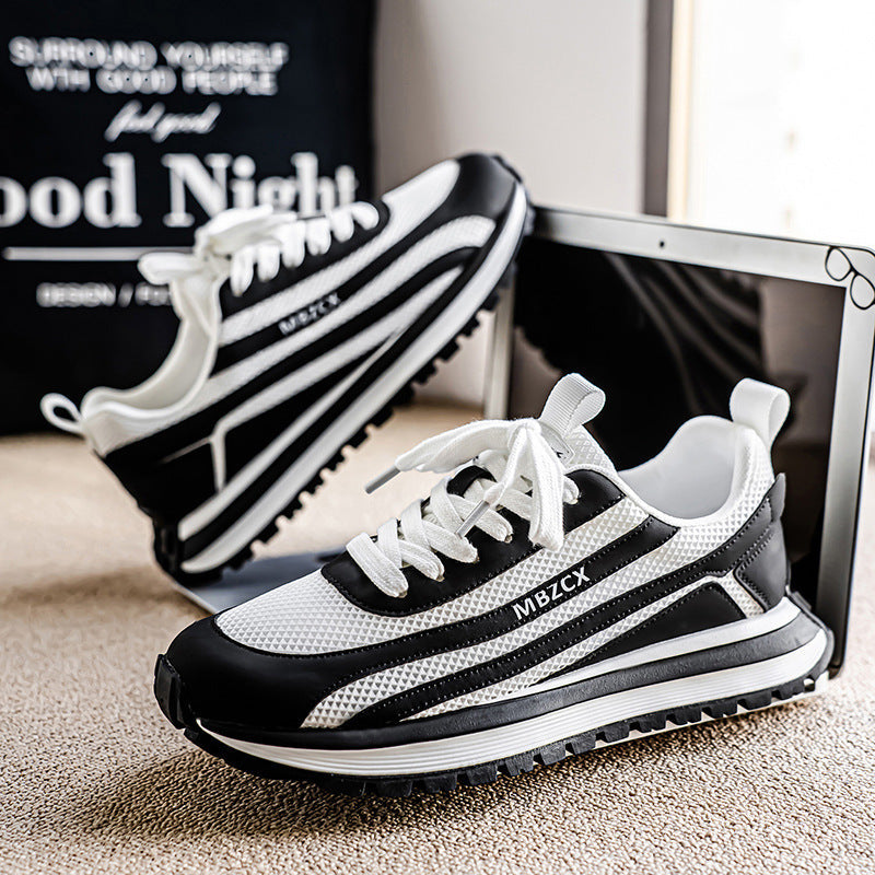 Damen Sportliche Sneakers mit atmungsaktivem Mesh und stoßdämpfender Laufsohle R&B