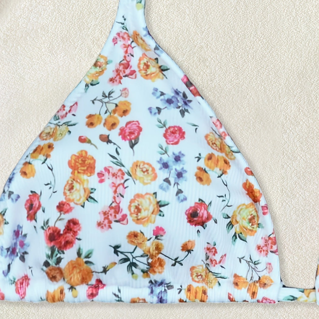 Damen Blumenmuster Bikini R&B
