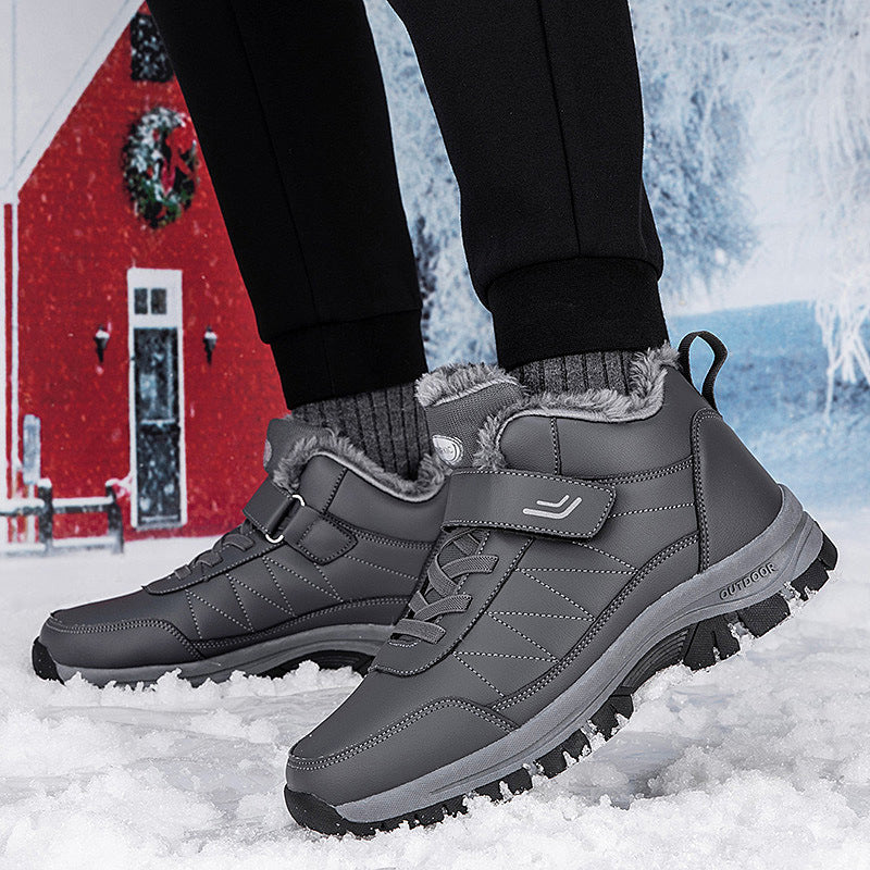 Damen Winterstiefel mit dickem Futter und rutschfester Sohle R&B