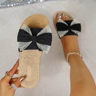 Damen Espadrilles mit eleganter Schleifen-Applikation R&B