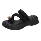 Damen Wedge-Sandaletten mit modischem Riemendesign und komfortabler Sohle R&B