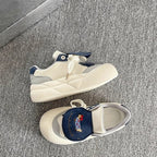 Damen Verspielte Sneakers mit tierischen Applikationen und komfortablem Klettverschluss