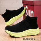 Damen Komfortable Strick-Sneaker mit flexibler Sohle R&B